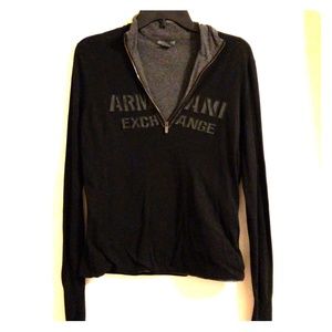 Armani Exchange half zip sweater